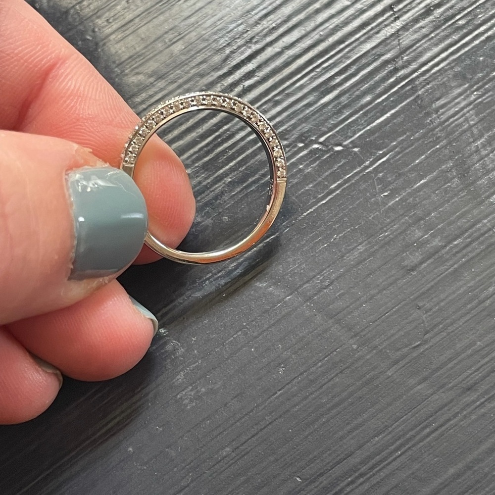 18k White Gold Custom Wedding Band - Picture 7 of 12